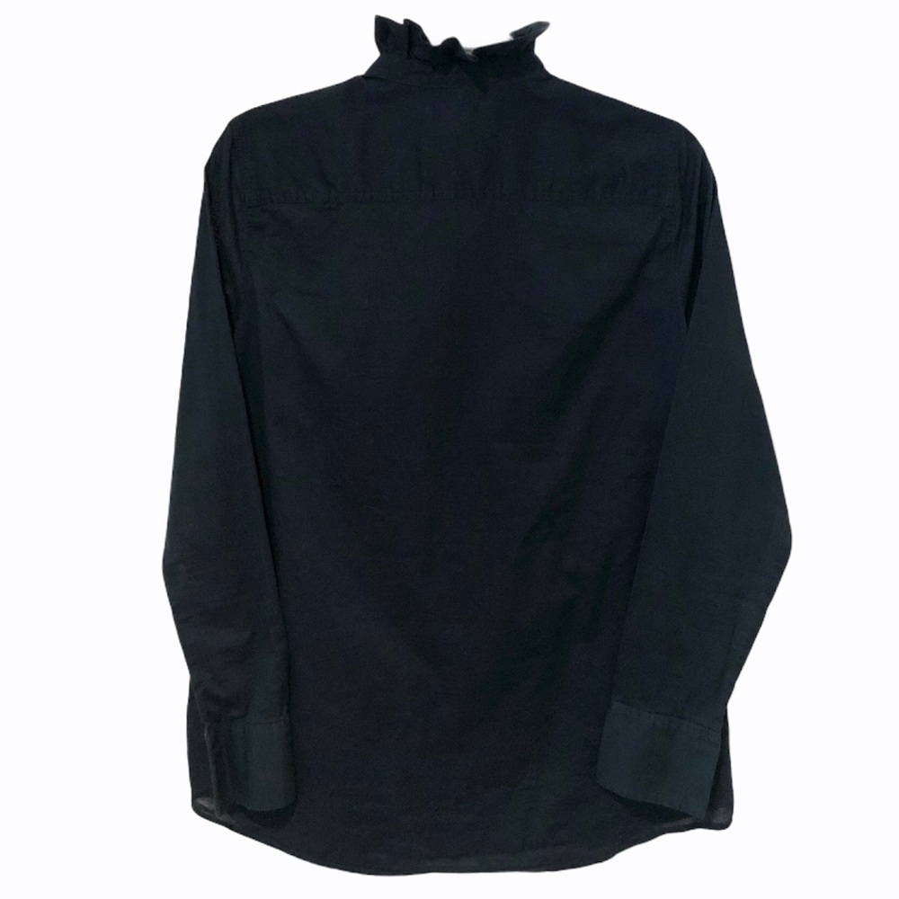 BANANA REPUBLIC Button Down Ruffle Front Top - Picture 2 of 4